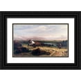 thumbnail image 1 of Bierstadt, Albert 18x12 Black Ornate Wood Framed with Double Matting Museum Art Print Titled - Last of the Buffalo, 1 of 4