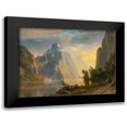 thumbnail image 1 of Bierstadt, Albert 18x14 Black Modern Framed Museum Art Print Titled - Lake in the Sierra Nevada, 1 of 5