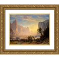 thumbnail image 1 of Bierstadt, Albert 18x15 Gold Ornate Wood Framed with Double Matting Museum Art Print Titled - Valley of the Yosemite, 1 of 4