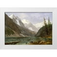 thumbnail image 1 of Bierstadt, Albert 32x23 White Modern Wood Framed Museum Art Print Titled - Canadian Rockies (Lake Louise), 1 of 4