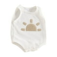 thumbnail image 1 of Biezeib Baby Bubble Romper Sleeveless Round Neck Sun Embroidery Bodysuit Infant Summer Playsuit, 1 of 6