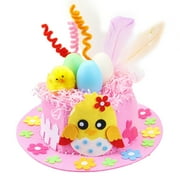 Biezeib Easter Arts Crafts Kits Cute DIY Easter Bunny Hat for Adults Kids Boys Girls Spring Party Favors Home Table Decorations
