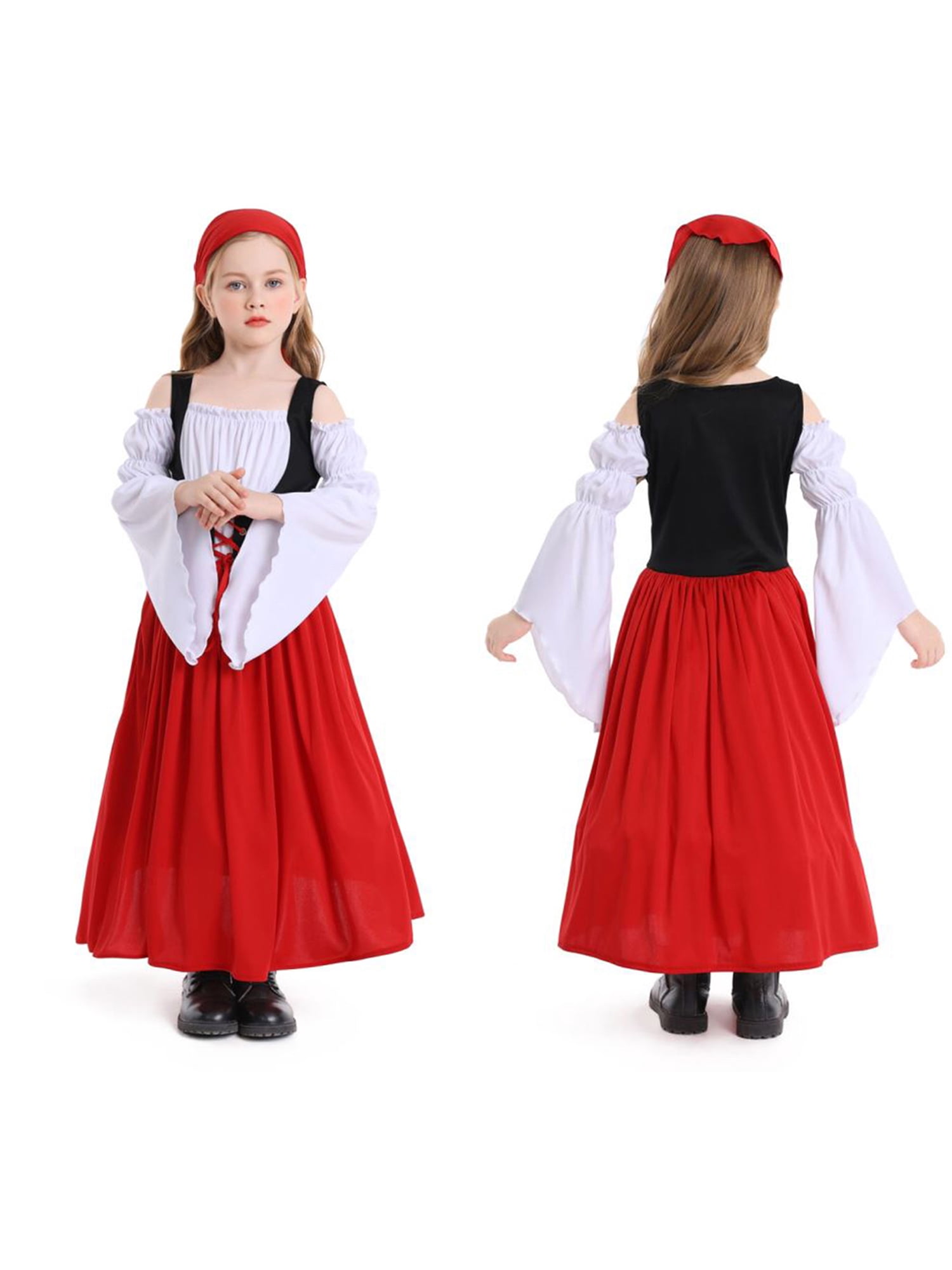 Girls Oktoberfest Costume Beer Maid Bavarian Party German