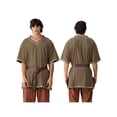 thumbnail image 1 of Biezeib Men Medieval Costume Renaissance Templar Tunic Viking Knight Pirate Vintage Warrior Halloween Cosplay Party Tops, 1 of 6
