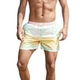 thumbnail image 1 of Biezeib Men's Beach Shorts Casual Elastic Waist Tie Dye Quick Dry Drawstring Board Shorts with Mesh Lining Swim Suits for Summer, 1 of 6