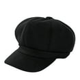 thumbnail image 1 of Biezeib Retro Wool Beret Hat for Women Classic Solid Color Casual Newsboy Cap Fashion French Hat for Fall Autumn, 1 of 6
