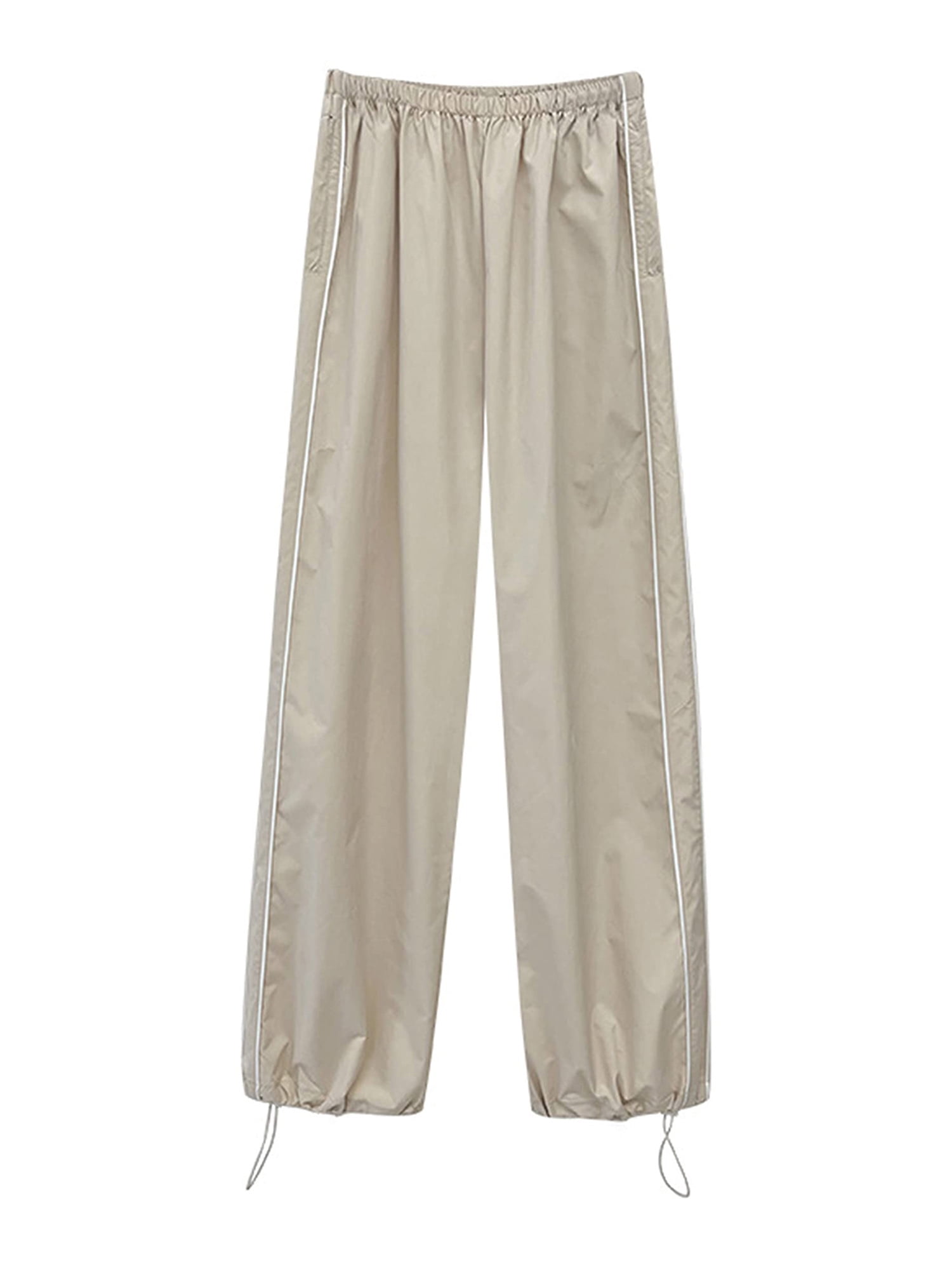 Cargo Pants with Loose Legs - High Waist Utility Trousers