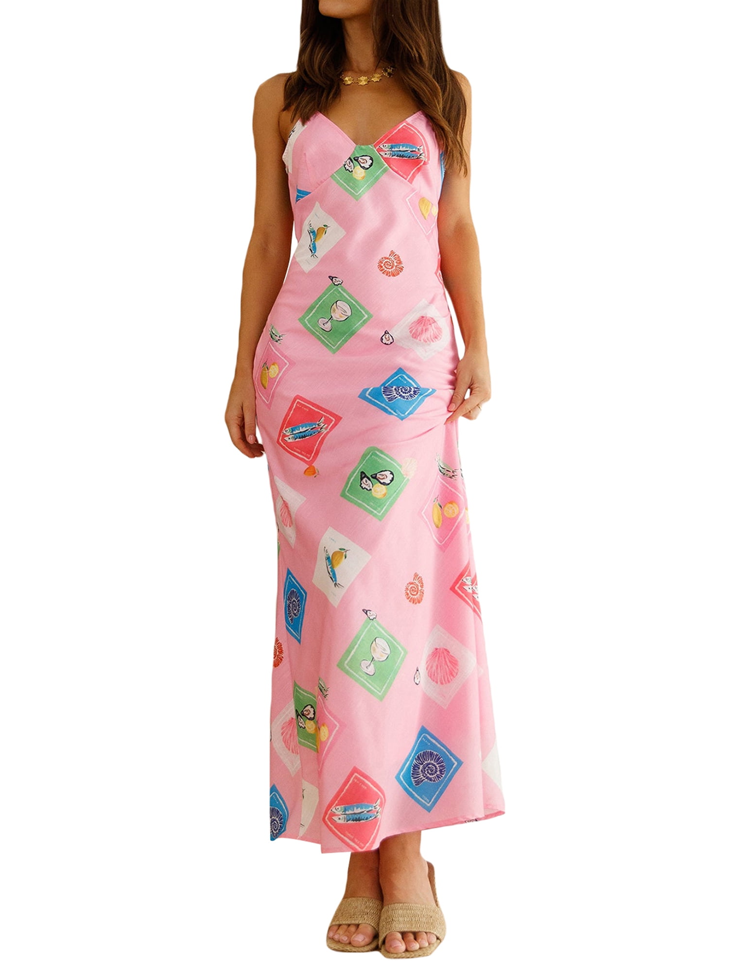 chinese dress ladies Juliana Floral Slip Maxi Dress  Imimoda