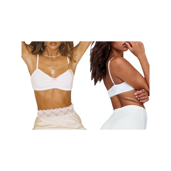 Biezeib Women's Bra Tops Slim Fit Ruched V Neck Backless Showing Navel Adjustable Spaghetti Strap Shirt for Summer