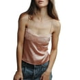 thumbnail image 1 of Biezeib Women's Summer Cami Tank Tops Cute Solid Color Frill Tops Sleeveless Spaghetti Strap Camisoles, 1 of 6