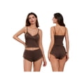 thumbnail image 1 of Biezeib Women's Summer Lounge Outfits Lace Trim Cami Tops with Elastic Waist Shorts Set Sleepwear, 1 of 6