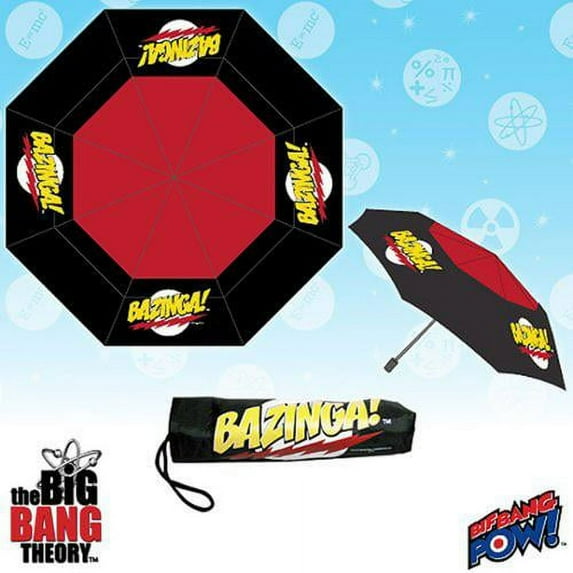 Bif Bang Pow! Bazinga! Tri-Fold Umbrella