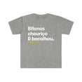 thumbnail image 1 of Bifanas Chourico Bacalhau Portugal Souvenir Unisex Softstyle T-Shirt, 1 of 2