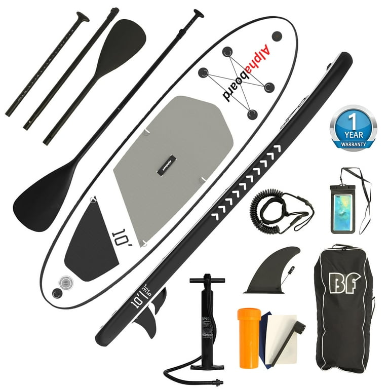 Bifanuo Inflatable Stand Up Paddle Board with SUP Accessories & Backpack. Paddle Boards for Adults. Non-Slip Deck, Wide Stance, Bottom Fin, Double Bifanuo Inflatable Stand Up Paddle Board with SUP Accessories & Backpack. Paddle Boards for Adults. Non-Slip Deck, Wide Stance, Bottom Fin, Double