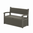 thumbnail image 1 of Bifanuo 70 Gallon Storage Bench Deck Box for Patio Furniture with Armrest Bench Outdoor Storage Water-Resistant Deck Box for Garden Tools,Pool Storage and Outdoor Cushions,Grey, 1 of 7