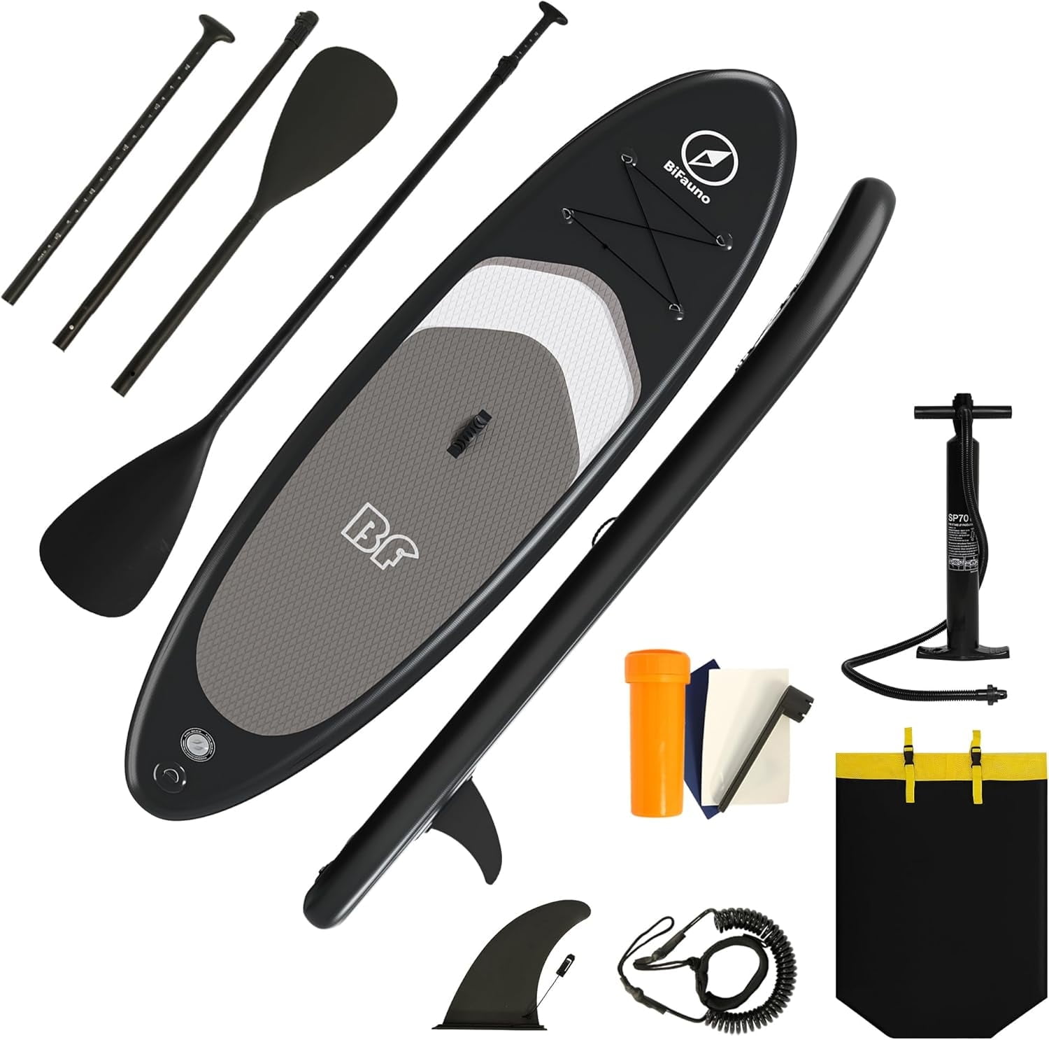Bifanuo サップボード Bifanuo Inflatable Stand Up Paddle Board with SUP
