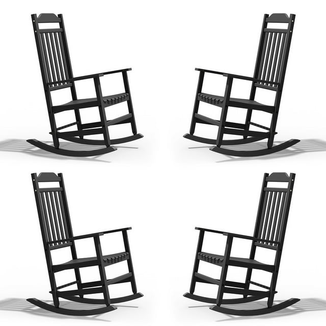 Bifanuo Rocking Chairs, Outdoor Resin Rocking Chair, All Weather ...
