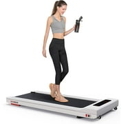 Bifanuo Under Desk Treadmill, Walking Pad 2.25HP, Walking Treadmill with 265lbs Weight Capacity, for Office Under Desk with Remote Control, Walking Jogging Machine for Home/Office Use(White