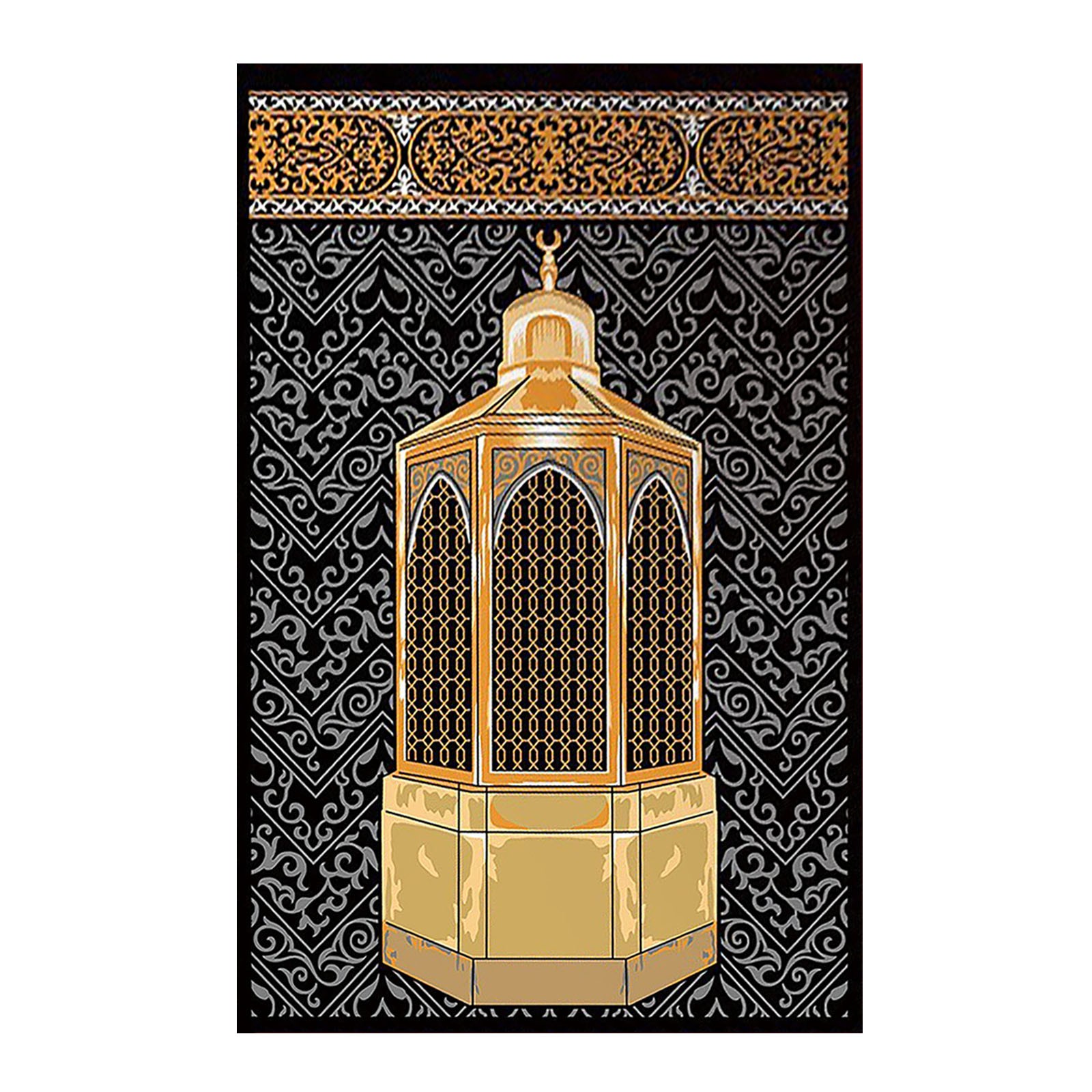 Bifavgk Area Rug Rugs for Living Room Arab Velvet Carpet Printed Muslim