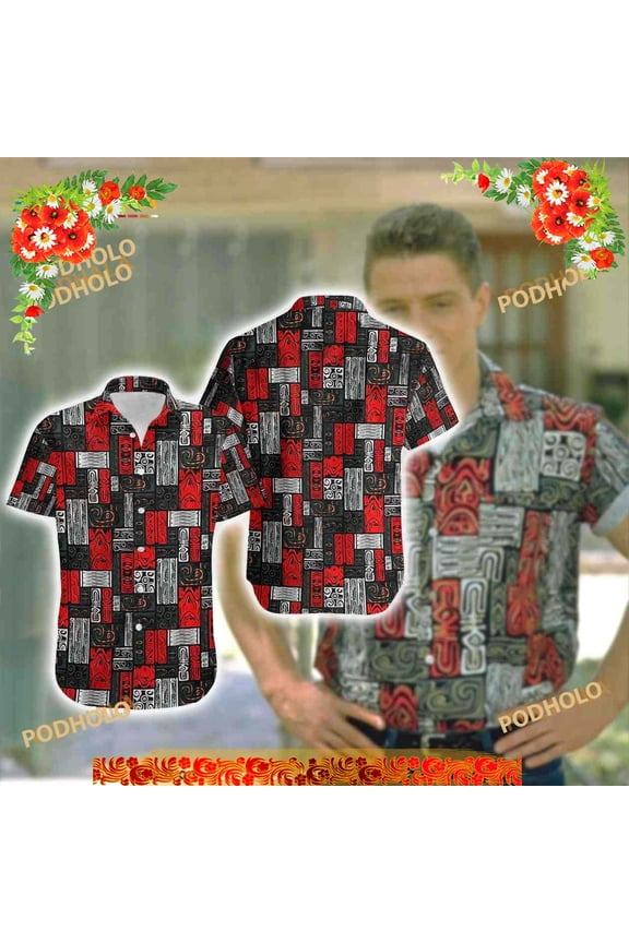 Biff Tannen Back to the Future Hawaii Shirt, Biff Tannen Tropical Funny Hawaiian Shirt