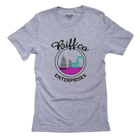 Biffco Enterprises - Biff Is President - Future Is Now Men's Grey T-Shirt