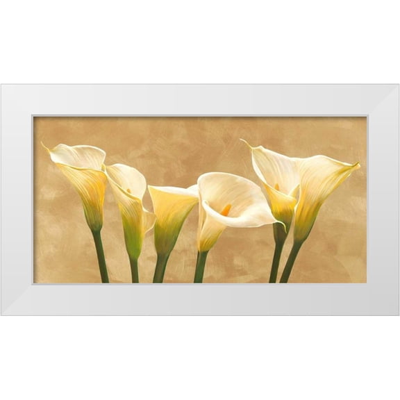 Biffi, Serena 14x9 White Modern Wood Framed Museum Art Print Titled - Calle bianche