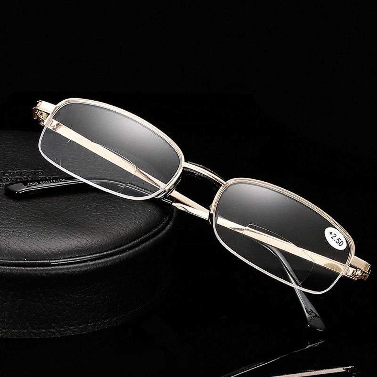 Bifocal Reading Glasses Readers Half Rimless Rectangle