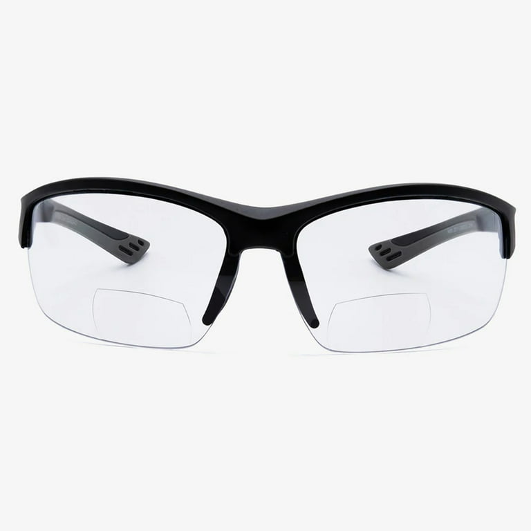 Bifocal Safety Glasses with Readers TR90 Wrap Around Sport