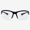 thumbnail image 1 of Bifocal Safety Glasses with Readers TR90 Wrap Around Sport Magnifying Safety Reading Protective Goggles for Men and Women Chieti in Black 2.50, 1 of 10