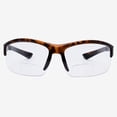 thumbnail image 1 of Bifocal Safety Glasses with Readers TR90 Wrap Around Sport Magnifying Safety Reading Protective Goggles for Men and Women Chieti in Tortoise 2.75, 1 of 9