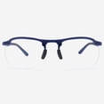 thumbnail image 1 of Bifocal Safety Glasses with Readers TR90 Wrap Around Sport Magnifying Safety Reading Protective Goggles for Men and Women Como in Blue 2.50, 1 of 9