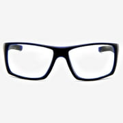 Bifocal Safety Glasses with Readers Wrap Around Sport Magnifying Safety Reading Protective Goggles for Men and Women Palermo in Black 2.75