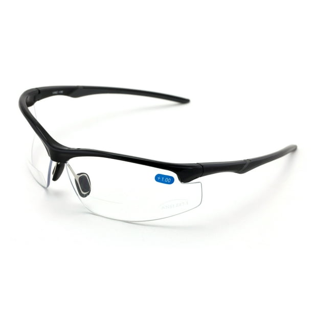 Bifocal Sport Protective Safety Glasses Bi-focal Clear Lens