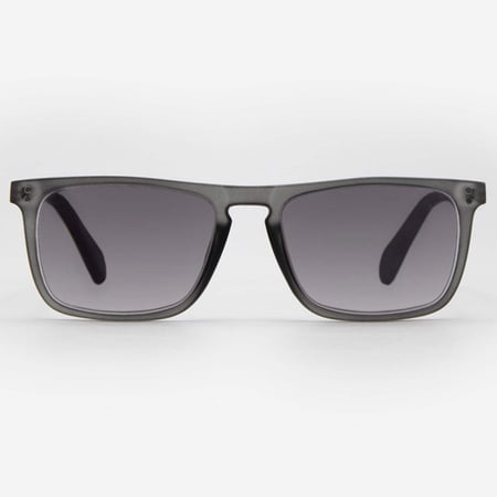 Bifocal Sunglasses for Men and Women - Reader Sunglasses with Bifocals - Designer Reading Sun Glasses with Built In Readers - Trento by VITENZI in Gray 3.00