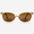 thumbnail image 1 of Bifocal Sunglasses for Women - Reader Sunglasses with Bifocals - Cat Eye Reading Sun Glasses with Built In Readers - Verona by VITENZI in Champagne 1.75, 1 of 9