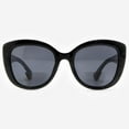 thumbnail image 1 of Bifocal Sunglasses for Women - Reader Sunglasses with Bifocals - Oversized Butterfly Cat Eye Reading Sun Glasses with Built In Readers - Barletta by VITENZI in Black 1.50, 1 of 10