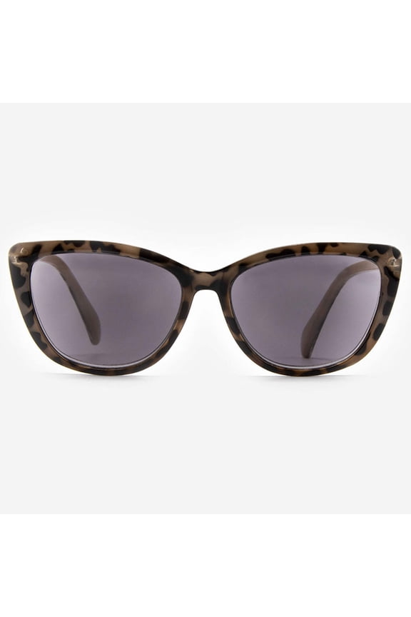 Bifocal Sunglasses for Women - Reader Sunglasses with Bifocals - Cat Eye Reading Sun Glasses with Built In Readers - Gela by VITENZI in Beige 2.25