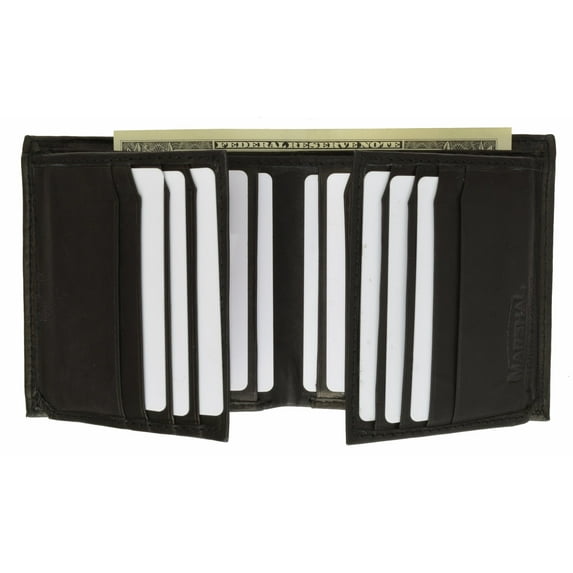 Bifold Business Credit Card Case Leather Wallet 2192 CF (C)