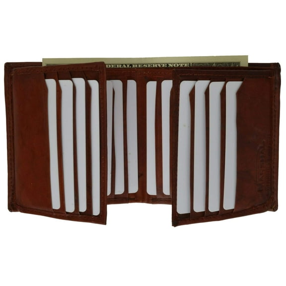 Bifold Business Credit Card Case Leather Wallet 2192 CF