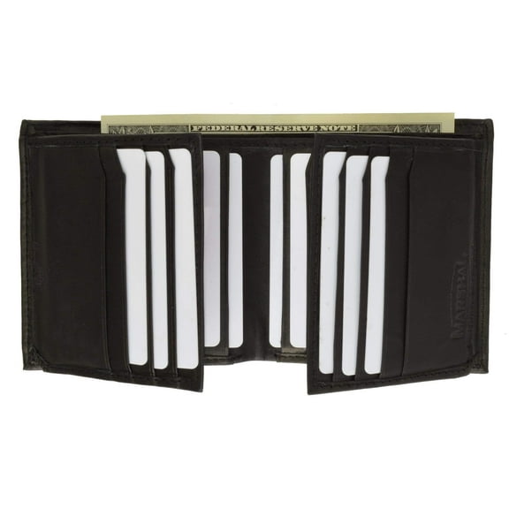 Bifold Business Credit Card Case Leather Wallet 2192 CF