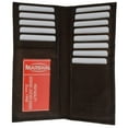thumbnail image 1 of Bifold Checkbook Wallet and Credit Card Holder with ID Window Genuine Leather 4507 CF, 1 of 14