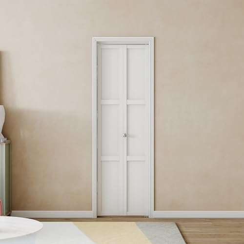 Bifold Door, 3-lite Panel Closet Door for 24"x 80" Opening, Folding ...