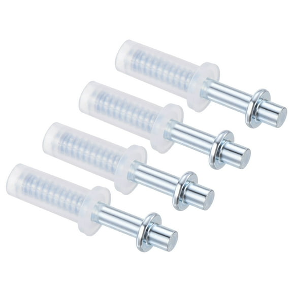 Bifold Door Hardware, 4-Pack Bi-Fold Door Top Pivot, Bifold Closet Door Hardware Repair Part Kit, Silver