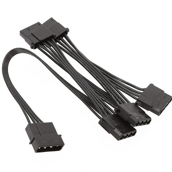 Big 4Pin IDE to Power Adapter Cable Hard Disk Data Cable Power Supply Data Transmission Cable