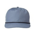 thumbnail image 1 of Big Accessories BA699 Lariat Ripstop Cap-Slate Blue/ Navy Rope, 1 of 3