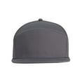 thumbnail image 1 of Big Accessories BA709 Hybrid Flat Bill Cap-Dark Grey, 1 of 3