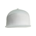 thumbnail image 1 of Big Accessories BA709 Hybrid Flat Bill Cap-White, 1 of 3