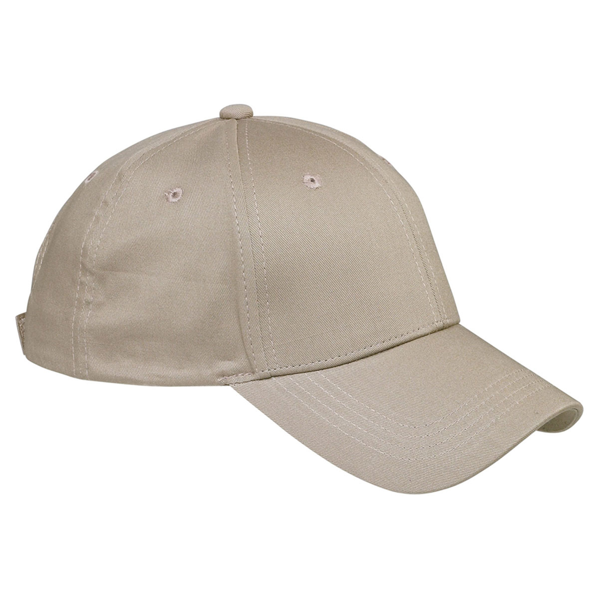 Big Accessories / BAGedge Big Accessories / Bagedge 6-Panel Structured  Twill Cap - Khaki - One Size