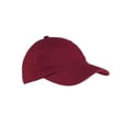thumbnail image 1 of Big Accessories BX005 6-Panel Washed Twill Low-Profile Cap - Maroon, 1 of 2