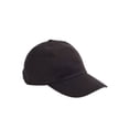 thumbnail image 1 of Big Accessories BX008 5-Panel Brushed Twill Unstructured Cap - Black, 1 of 2
